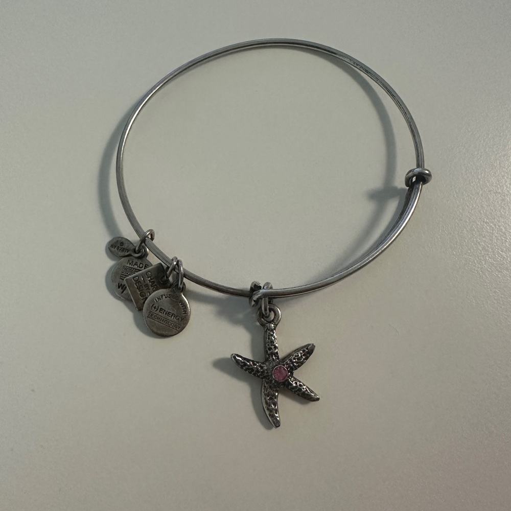 Alex and Ani Bracelet - starfish pink jewel